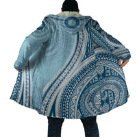 Bula Fiji Vintage Tapa Cloak Kaivity Masi Wave Motifs - Turquoise LT7 - Polynesian Pride