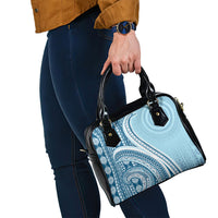 Bula Fiji Vintage Tapa Shoulder Handbag Kaivity Masi Wave Motifs - Turquoise LT7 - Polynesian Pride