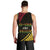 Personalised Vanuatu Men Tank Top Melanesian Sand Drawing Mixed - Ni Van and Proud LT7 - Polynesian Pride