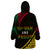 Personalised Vanuatu Wearable Blanket Hoodie Melanesian Sand Drawing Mixed - Ni Van and Proud LT7 - Polynesian Pride