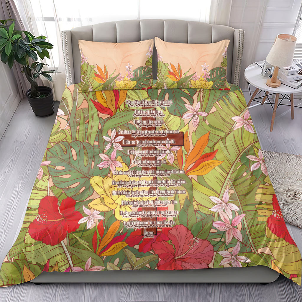 Mahalo Hawaii - Ka Pule a ka Haku Bedding Set Tropical Flowers LT7 - Polynesian Pride
