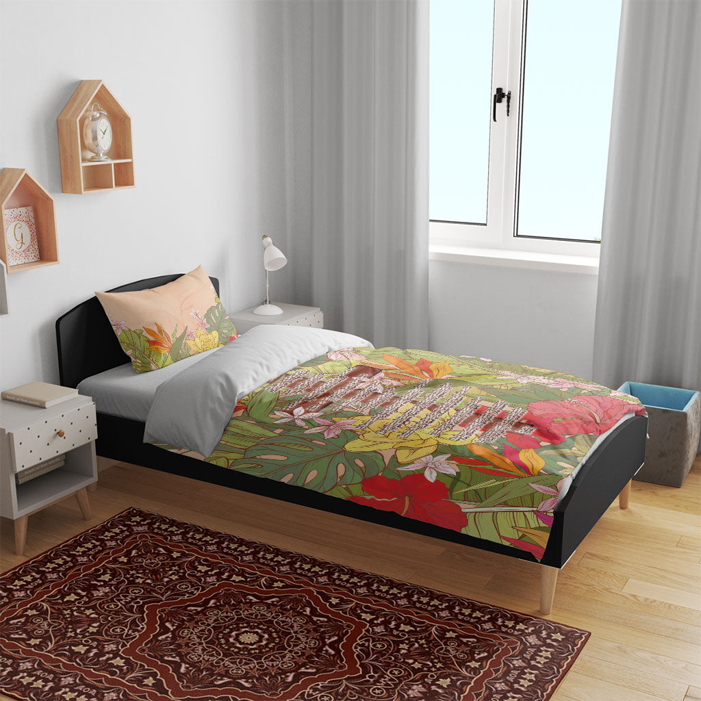 Mahalo Hawaii - Ka Pule a ka Haku Bedding Set Tropical Flowers LT7 - Polynesian Pride