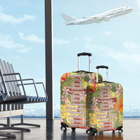 Mahalo Hawaii - Ka Pule a ka Haku Luggage Cover Tropical Flowers LT7 - Polynesian Pride