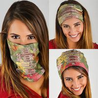 Mahalo Hawaii - ⁠Ka Pule a ka Haku Neck Gaiter Tropical Flowers