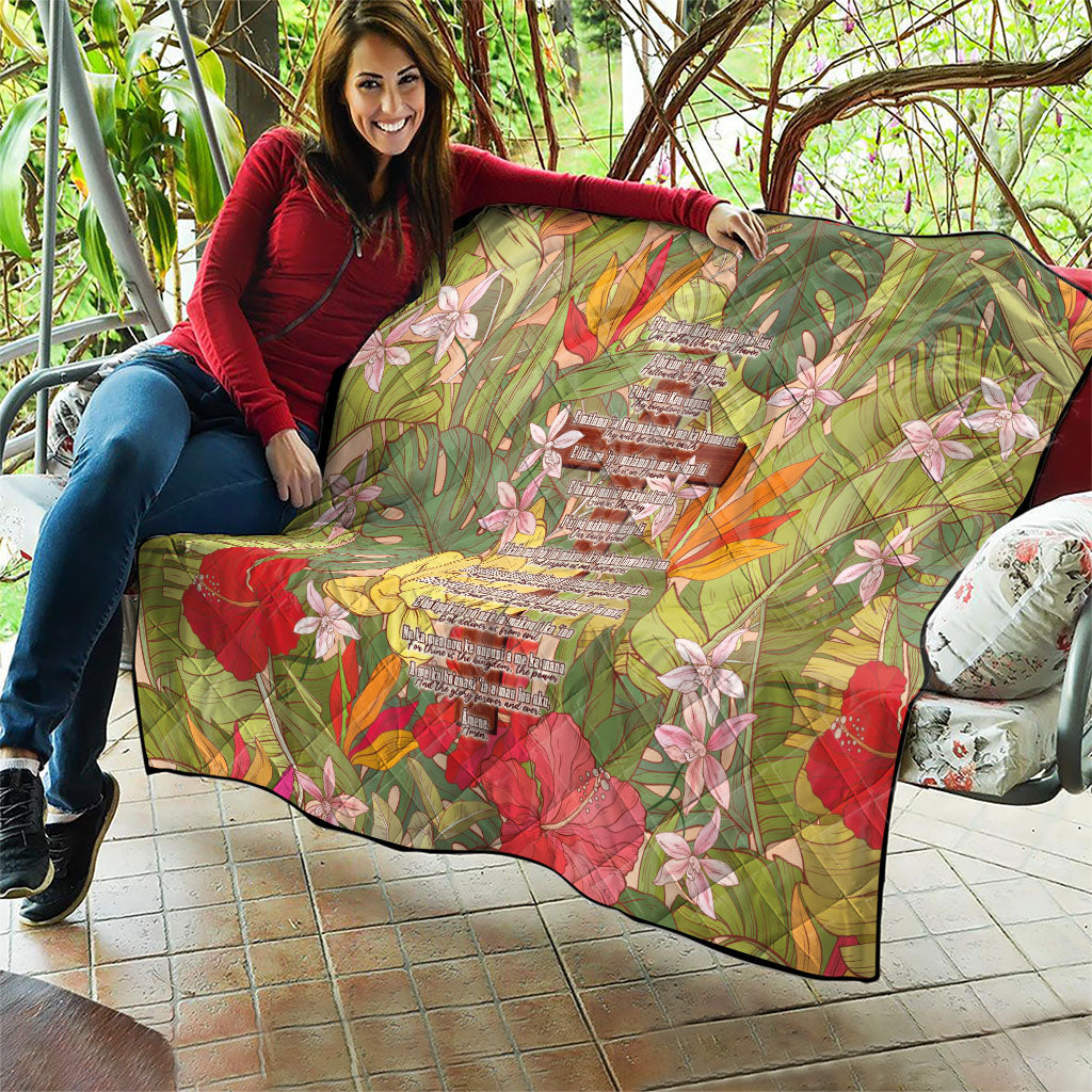 Mahalo Hawaii - Ka Pule a ka Haku Quilt Tropical Flowers LT7 - Polynesian Pride