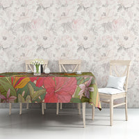 Mahalo Hawaii - ⁠Ka Pule a ka Haku Tablecloth Tropical Flowers