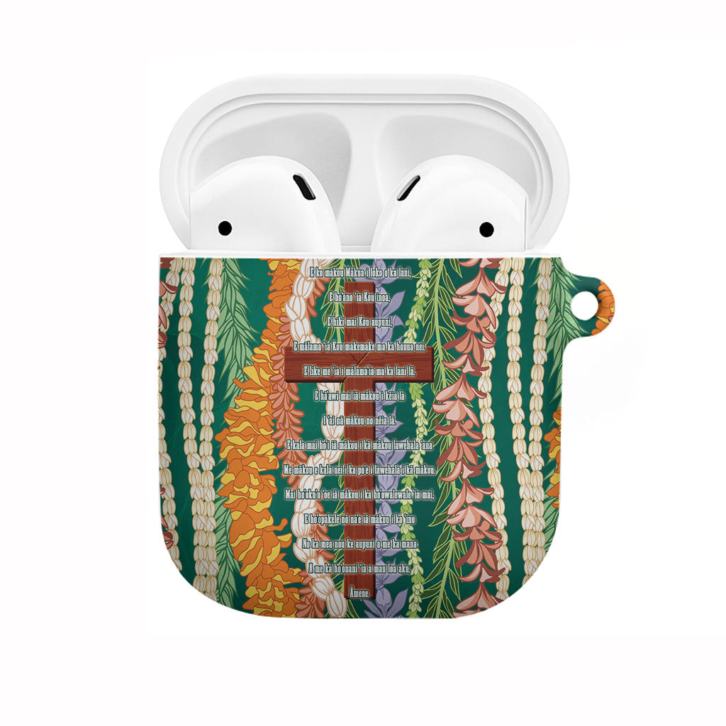 Mahalo Hawaii - ⁠Ka Pule a ka Haku AirPods Case Mixed Lei