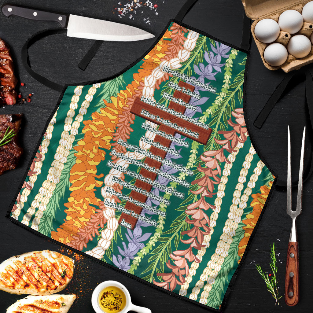 Mahalo Hawaii - ⁠Ka Pule a ka Haku Apron Mixed Lei