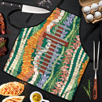 Mahalo Hawaii - ⁠Ka Pule a ka Haku Apron Mixed Lei