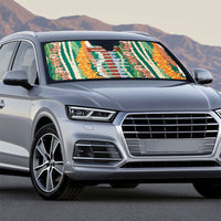 Mahalo Hawaii - ⁠Ka Pule a ka Haku Auto Sun Shade Mixed Lei