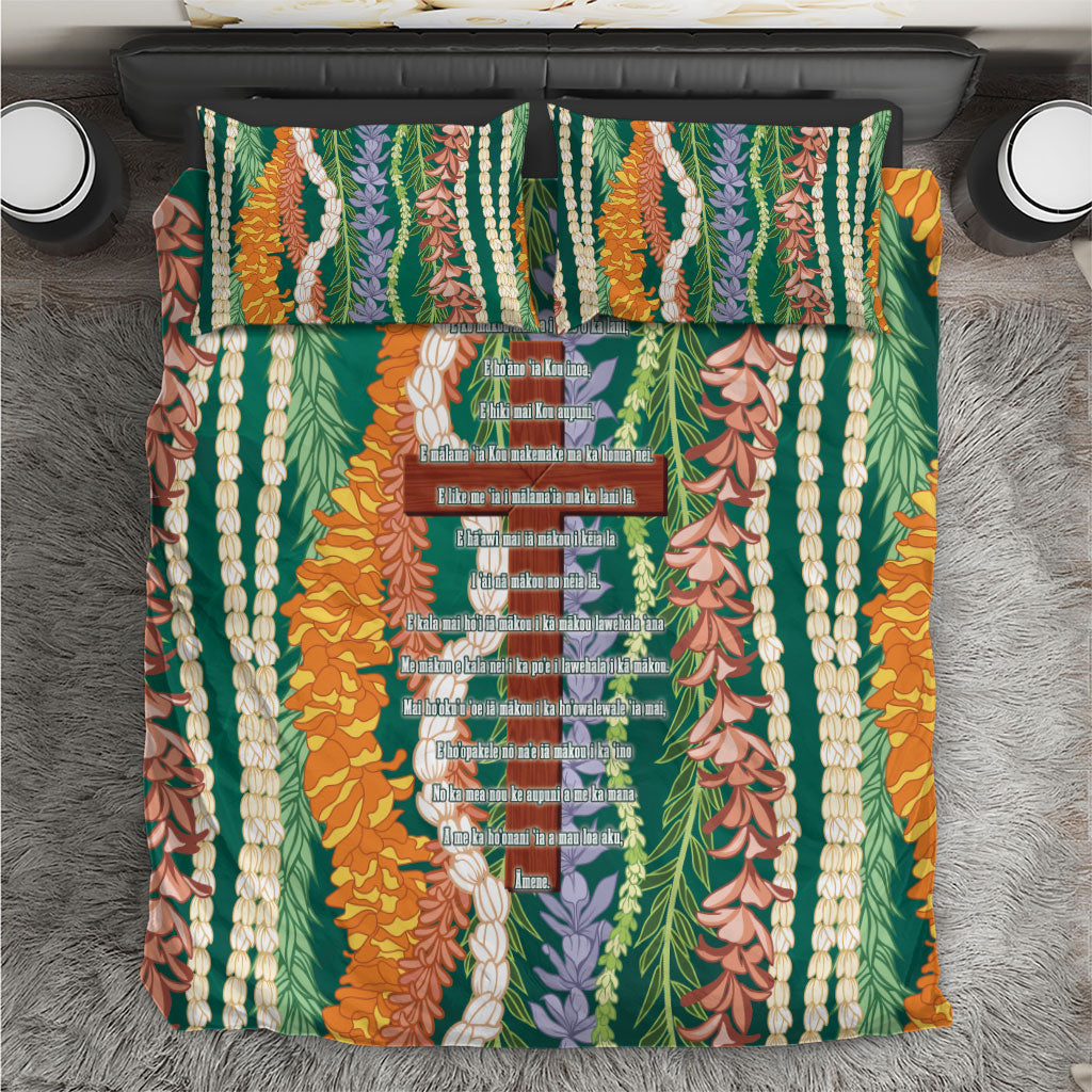 Mahalo Hawaii - ⁠Ka Pule a ka Haku Bedding Set Mixed Lei