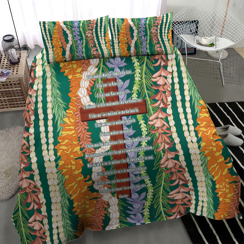 Mahalo Hawaii - Ka Pule a ka Haku Bedding Set Mixed Lei LT7 - Polynesian Pride