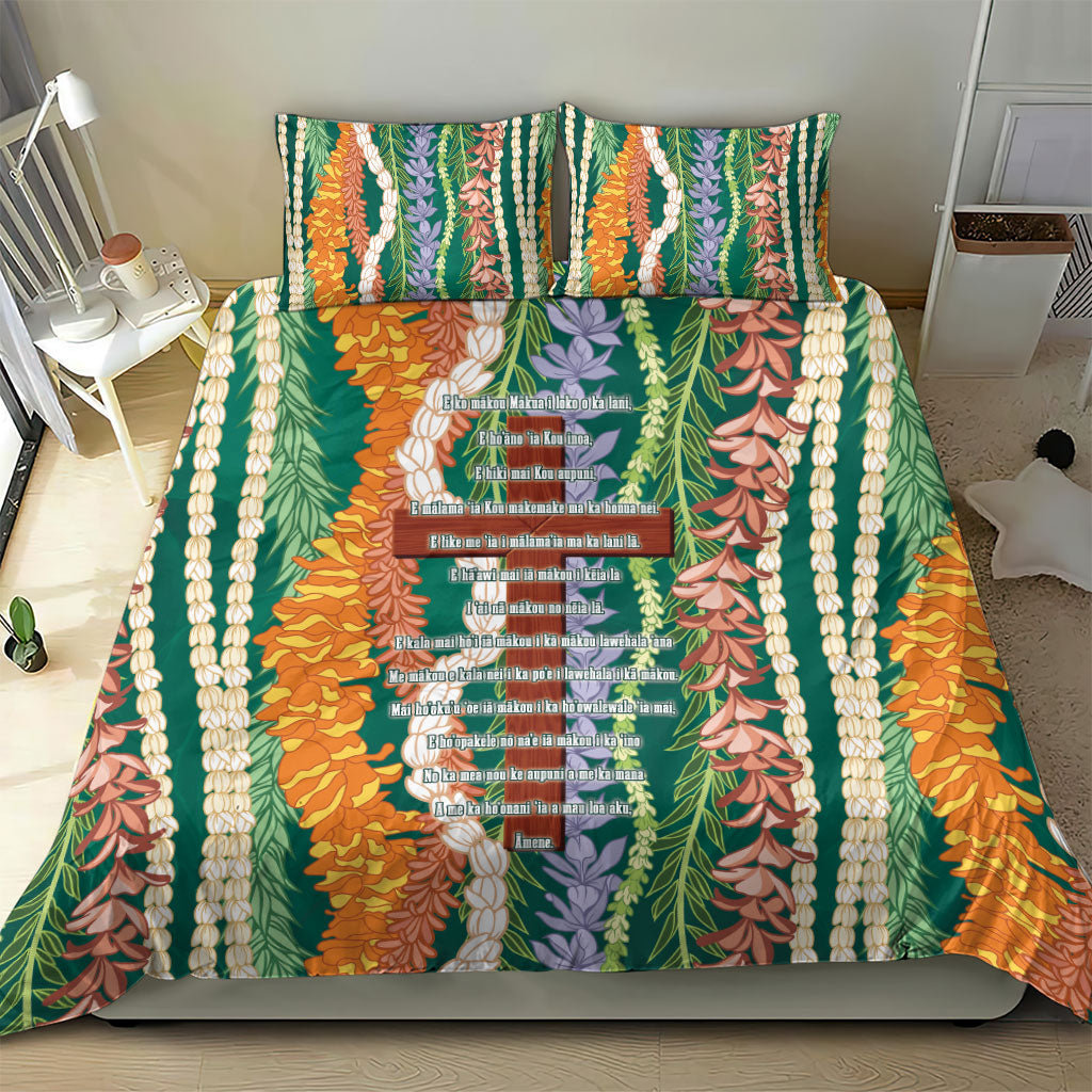 Mahalo Hawaii - Ka Pule a ka Haku Bedding Set Mixed Lei LT7 - Polynesian Pride