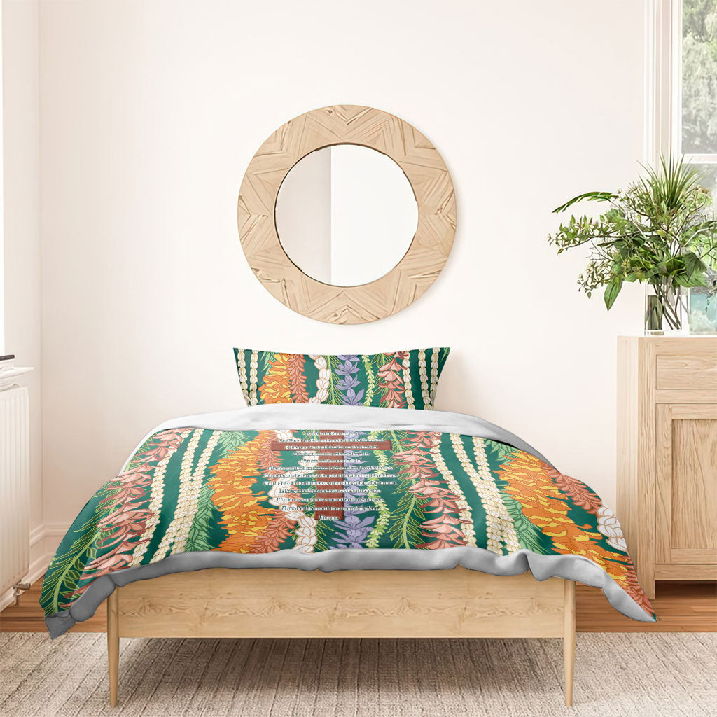Mahalo Hawaii - Ka Pule a ka Haku Bedding Set Mixed Lei LT7 - Polynesian Pride