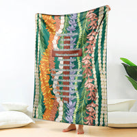 Mahalo Hawaii - ⁠Ka Pule a ka Haku Blanket Mixed Lei