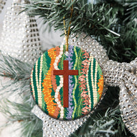 Mahalo Hawaii - ⁠Ka Pule a ka Haku Ceramic Ornament Mixed Lei