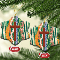 Mahalo Hawaii - ⁠Ka Pule a ka Haku Ceramic Ornament Mixed Lei