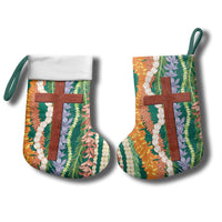 Mahalo Hawaii - ⁠Ka Pule a ka Haku Christmas Stocking Mixed Lei