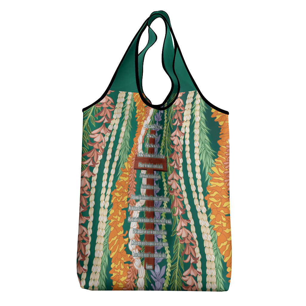 Mahalo Hawaii - ⁠Ka Pule a ka Haku Grocery Bag Mixed Lei