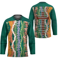 Mahalo Hawaii - ⁠Ka Pule a ka Haku Hockey Jersey Mixed Lei