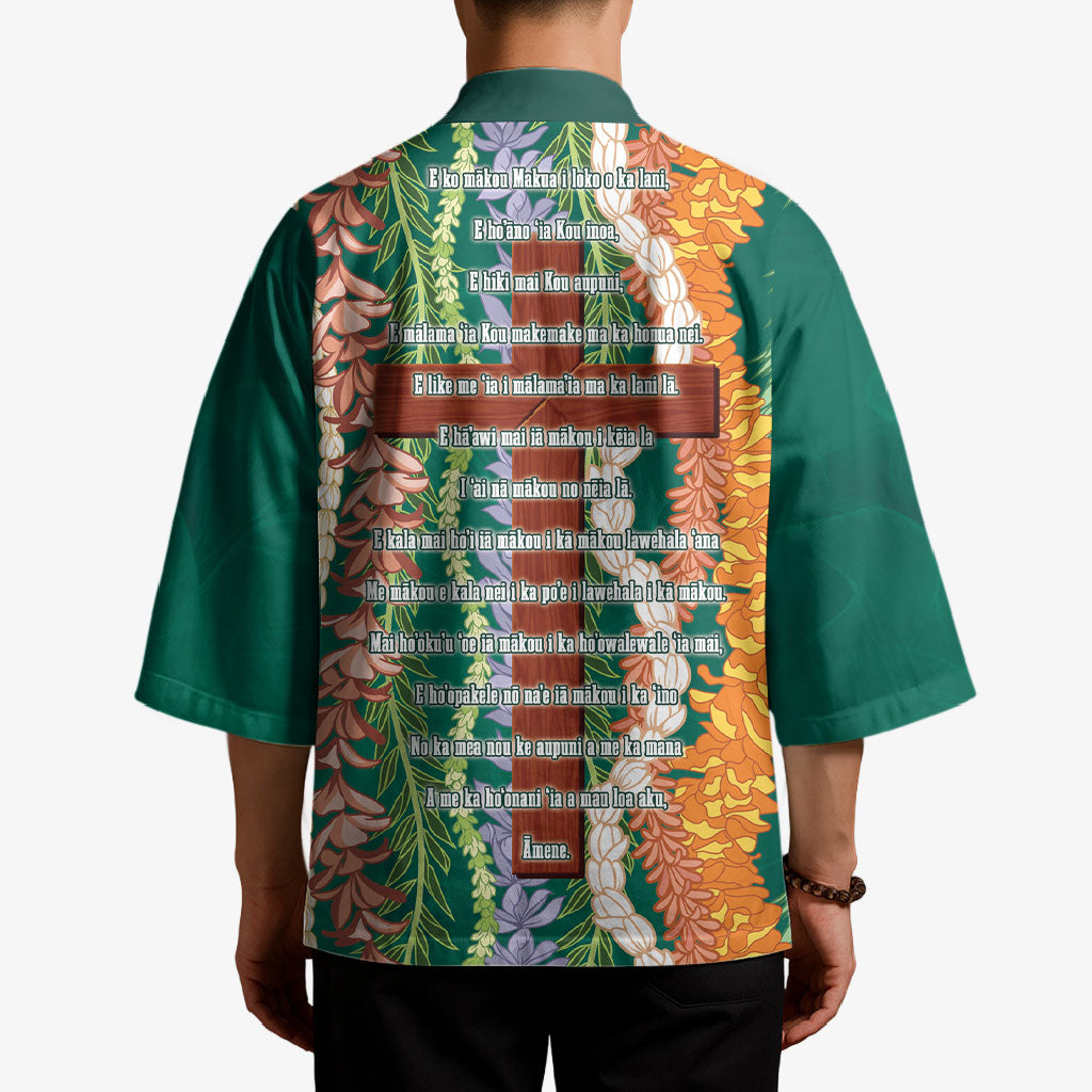 Mahalo Hawaii - Ka Pule a ka Haku Kimono Mixed Lei LT7 - Polynesian Pride
