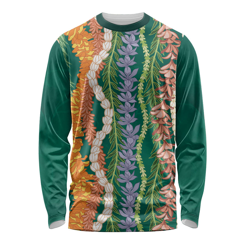 Mahalo Hawaii - ⁠Ka Pule a ka Haku Long Sleeve Shirt Mixed Lei