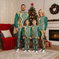 Mahalo Hawaii - ⁠Ka Pule a ka Haku Christmas Pajama Set Mixed Lei