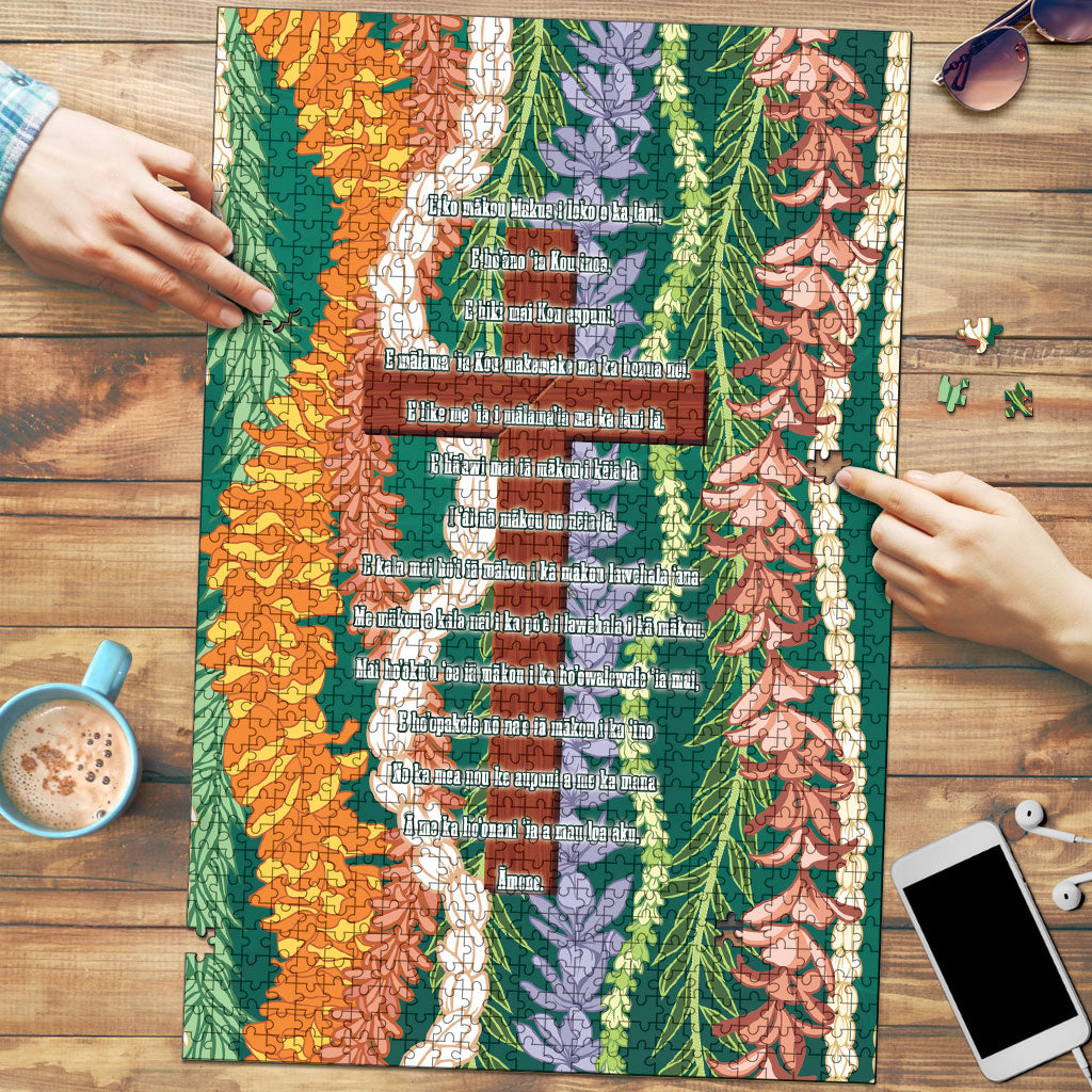 Mahalo Hawaii - ⁠Ka Pule a ka Haku Puzzle Mixed Lei