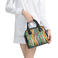 Mahalo Hawaii - Ka Pule a ka Haku Shoulder Handbag Mixed Lei LT7 - Polynesian Pride