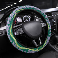 Mahalo Hawaii - ⁠Ka Pule a ka Haku Steering Wheel Cover Mixed Lei