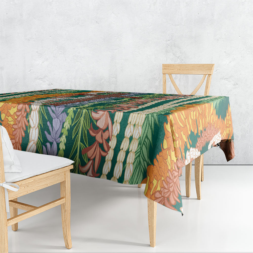 Mahalo Hawaii - Ka Pule a ka Haku Tablecloth Mixed Lei LT7 - Polynesian Pride