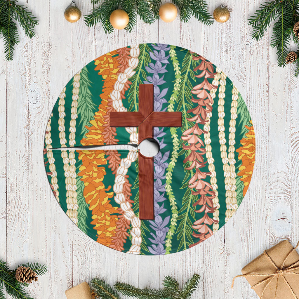 Mahalo Hawaii - ⁠Ka Pule a ka Haku Tree Skirt Mixed Lei