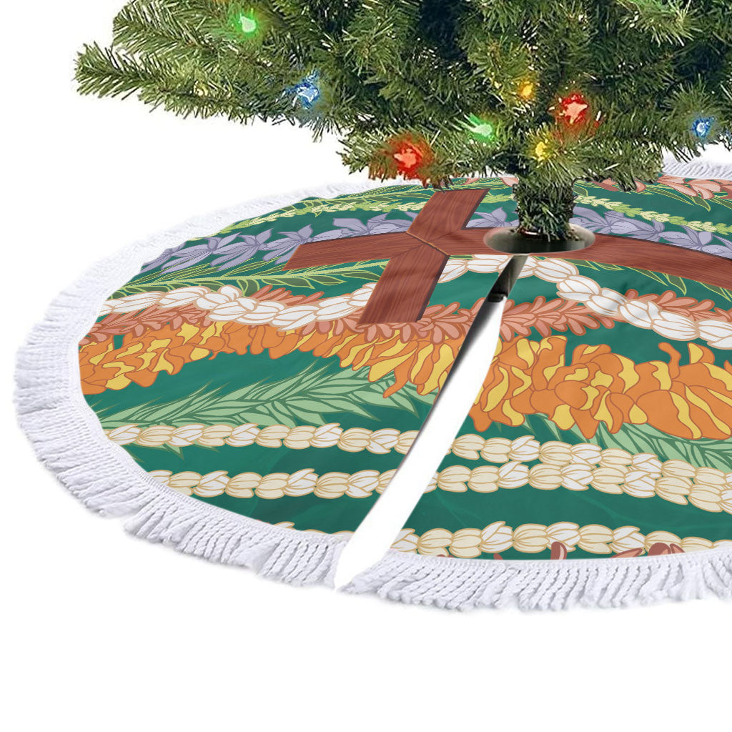 Mahalo Hawaii - ⁠Ka Pule a ka Haku Tree Skirt Mixed Lei