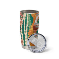 Mahalo Hawaii - Ka Pule a ka Haku Tumbler Cup Mixed Lei LT7 - Polynesian Pride