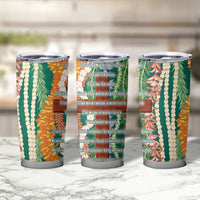 Mahalo Hawaii - Ka Pule a ka Haku Tumbler Cup Mixed Lei LT7 - Polynesian Pride