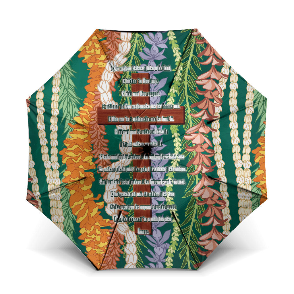 Mahalo Hawaii - ⁠Ka Pule a ka Haku Umbrella Mixed Lei