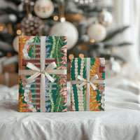 Mahalo Hawaii - The Lord's Prayers Wrapping Paper Mixed Lei LT7 - Polynesian Pride