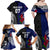 Personalised New Zealand Vs Samoa Rugby Family Matching Off Shoulder Maxi Dress and Hawaiian Shirt Go Champions LT7 - Polynesian Pride