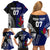 Personalised New Zealand Vs Samoa Rugby Family Matching Off Shoulder Short Dress and Hawaiian Shirt Go Champions LT7 - Polynesian Pride