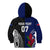 Personalised New Zealand Vs Samoa Rugby Kid Hoodie Go Champions LT7 - Polynesian Pride