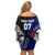 Personalised New Zealand Vs Samoa Rugby Off Shoulder Short Dress Go Champions LT7 - Polynesian Pride