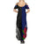 Personalised New Zealand Vs Samoa Rugby Summer Maxi Dress Go Champions LT7 - Polynesian Pride