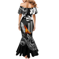 Hawaii Humpback Whale Family Matching Mermaid Dress and Hawaiian Shirt Be Strong - Pray For Maui LT7 - Polynesian Pride