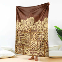 Niue Hiapo Motif Blanket Tapa Classic LT7 - Polynesian Pride