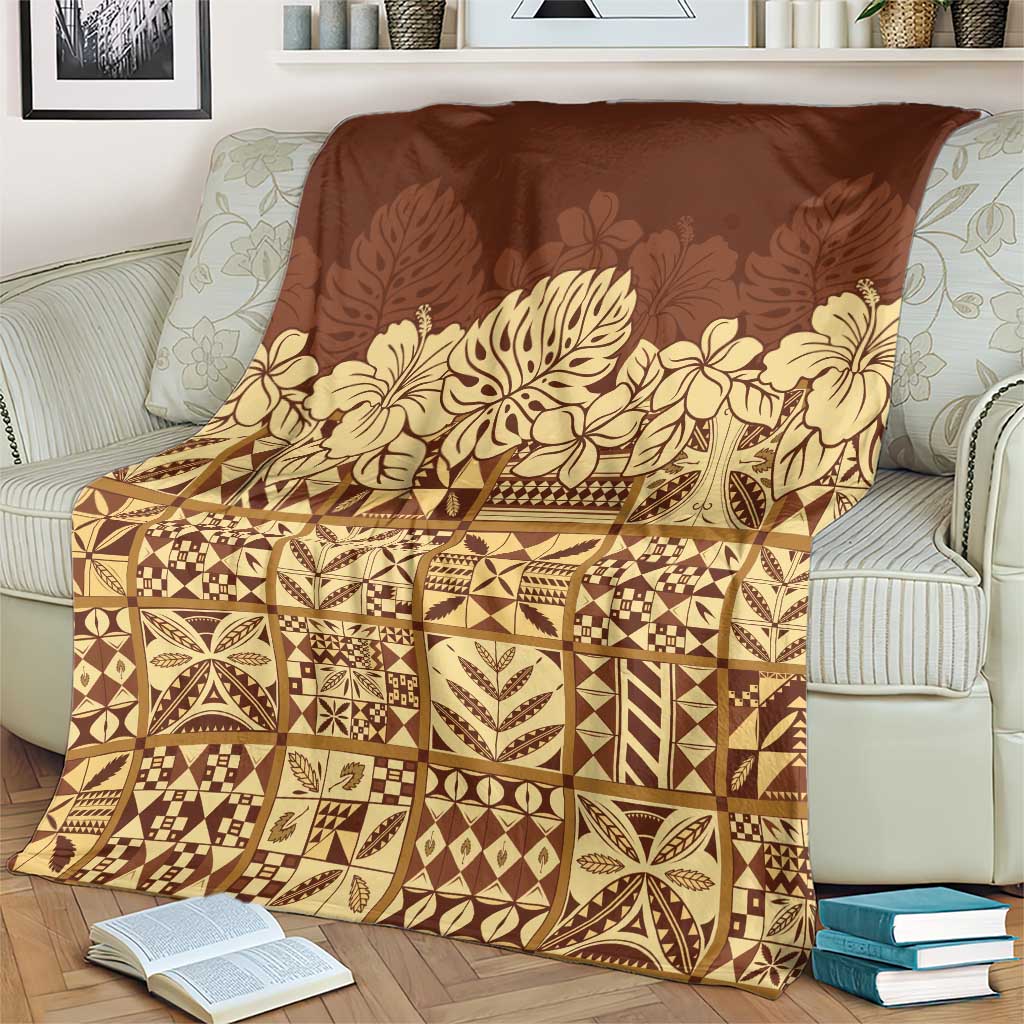 Niue Hiapo Motif Blanket Tapa Classic LT7 - Polynesian Pride