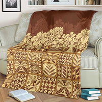 Niue Hiapo Motif Blanket Tapa Classic LT7 - Polynesian Pride