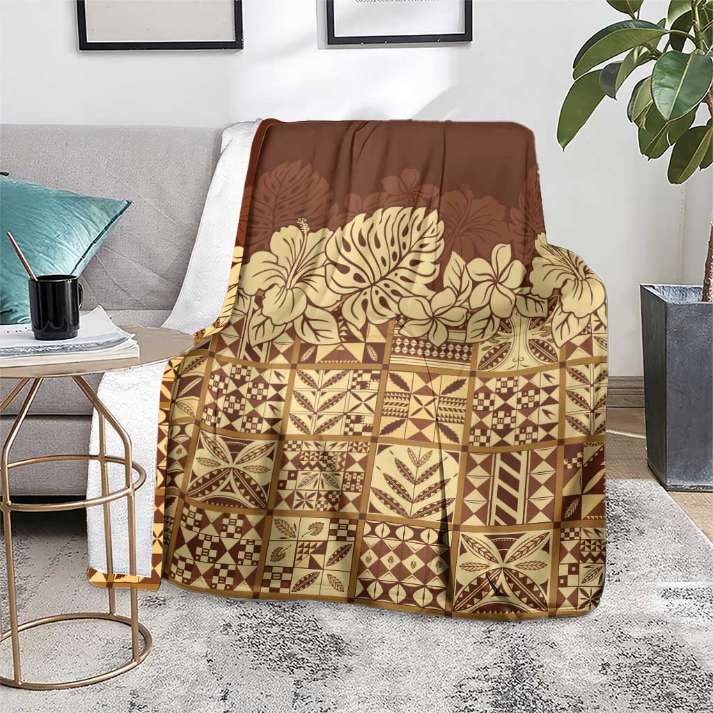 Niue Hiapo Motif Blanket Tapa Classic LT7 - Polynesian Pride
