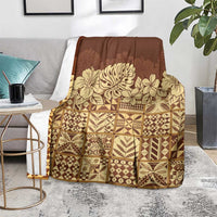 Niue Hiapo Motif Blanket Tapa Classic LT7 - Polynesian Pride