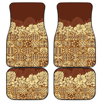 Niue Hiapo Motif Car Mats Tapa Classic LT7 - Polynesian Pride