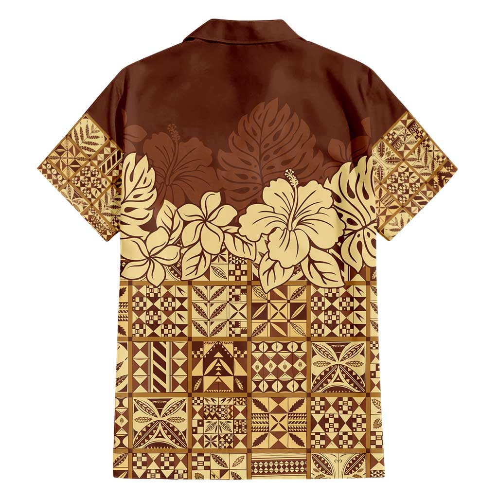 Niue Hiapo Motif Hawaiian Shirt Tapa Classic LT7 - Polynesian Pride